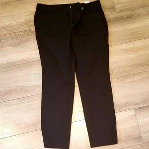 Skinny legged slacks